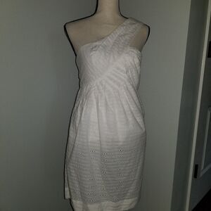 NWT BCBG Generation white dress Eyelet sz 8